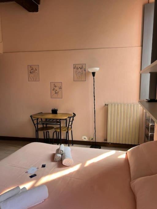 Minimal Studio Con Travi A Vista Piacenza Exterior foto